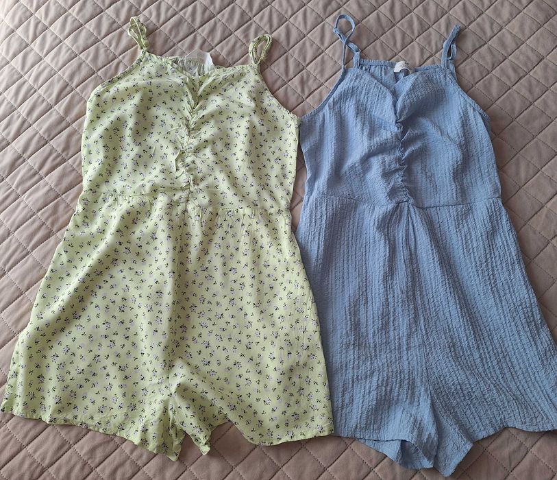 H&M 2 szt. kombinezon krótki r. 158
