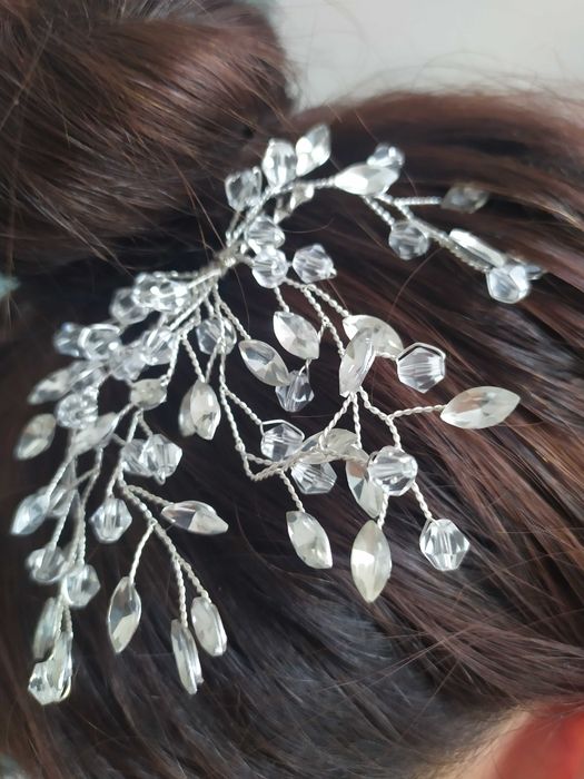 Ozdoba,spinka, grzebyk do włosów, ślub, wesele