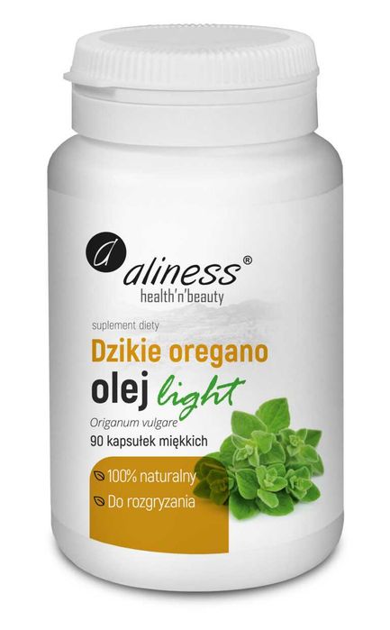 Dzikie Oregano Olej Light 90 kapsułek Aliness