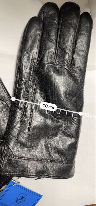 Rękawiczki skórzane ocieplane 10.5 nowe