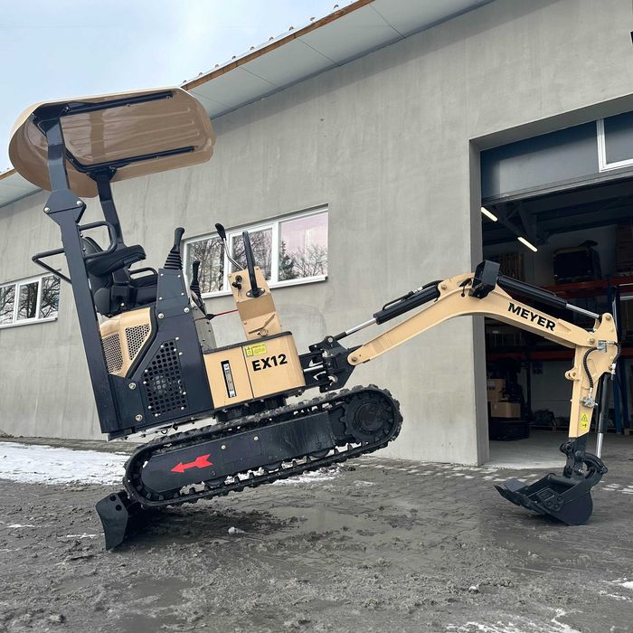 Minikoparka Meyer EX12 - silnik YANMAR, pompa PARKER jak JCB CAT