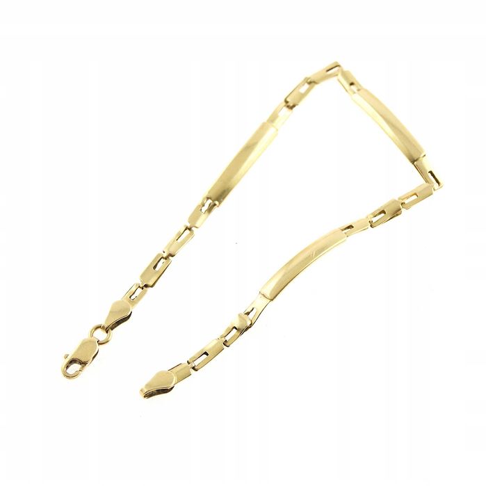 Elegancka złota BRANSOLETKA ZŁOTO p.750 19 cm