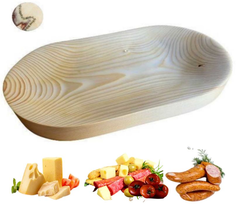 niecki drewniane cateringowe tacki na mięso sery pierogi i sery grill