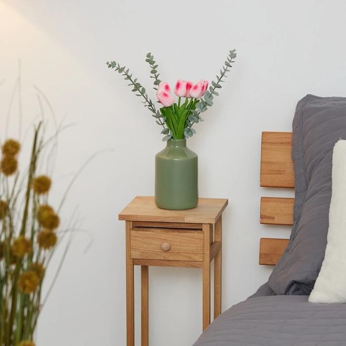 Tulipany Silikonowe Kwiaty Sztuczne 34cm Rośliny Ozdobne do Wazonu5szt