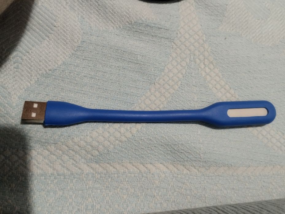 USB светильник синий
