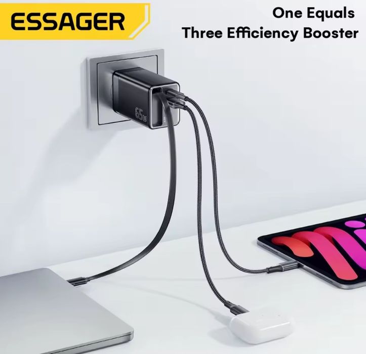 ESSAGER 65W блочок швидкісної зарядки