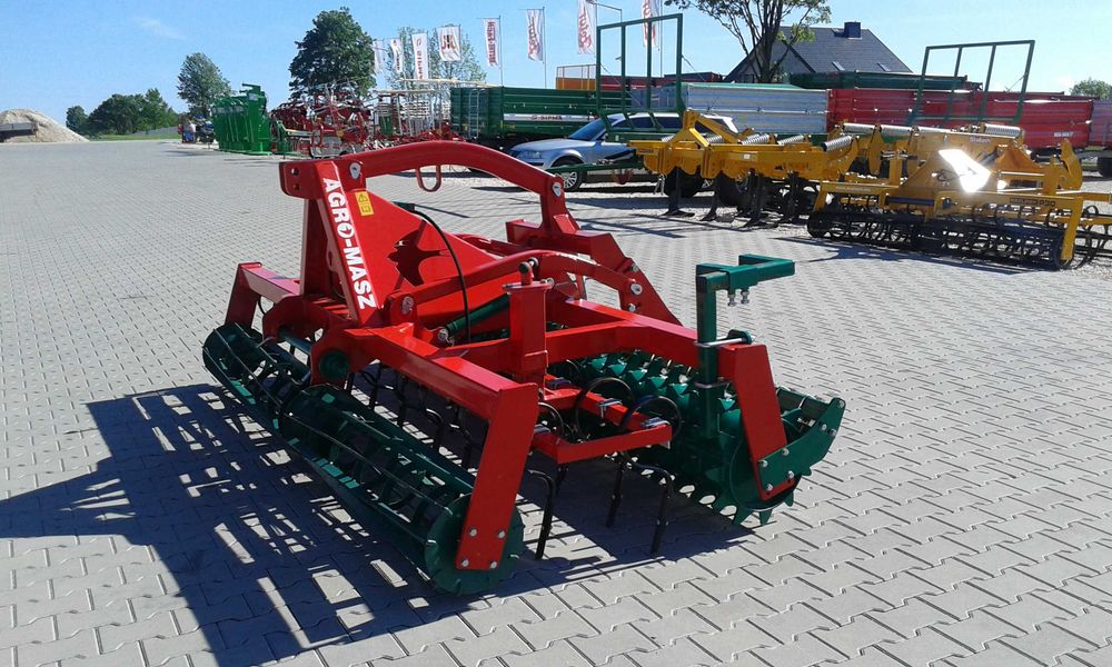 Agregat uprawowo siewny AgroMasz AS3 3m na pazurkach z hydrapackiem