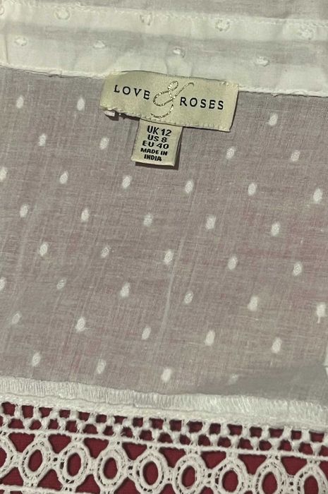 Чудова накидка сукня парео преміум бренд Love & Roses бавовна S/M