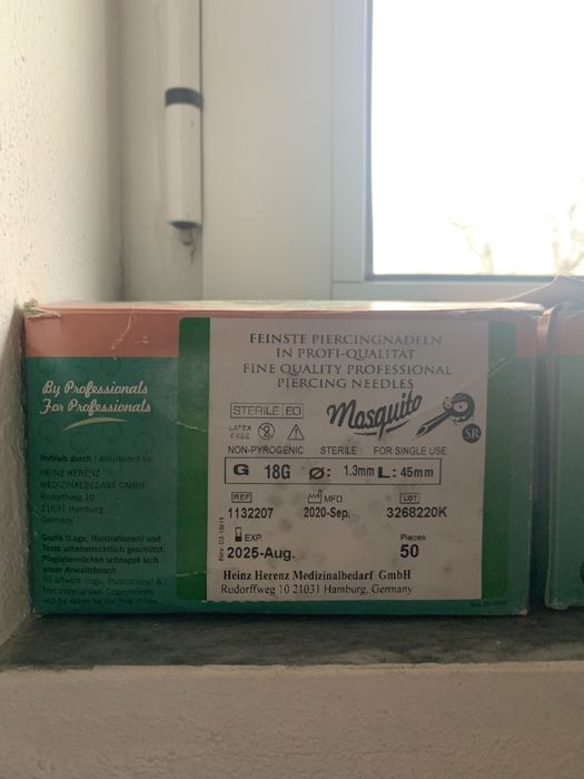 Agulhas para piercing