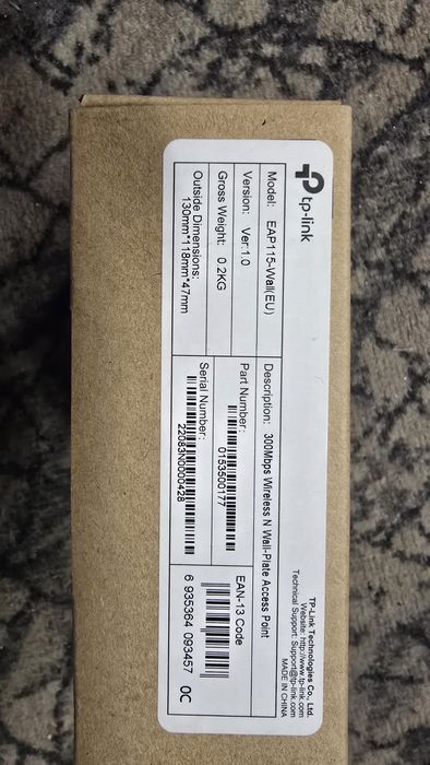 Точка доступу TP-Link EAP115-Wall