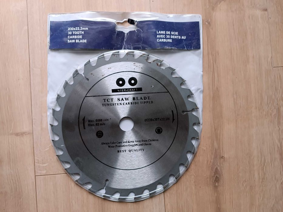 Tarcza do drewna 230x30Tx22,2H Inter-Craft do piły stołowej