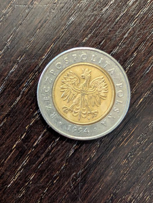 Sprzedam monetę 5 złotych 1994 rok