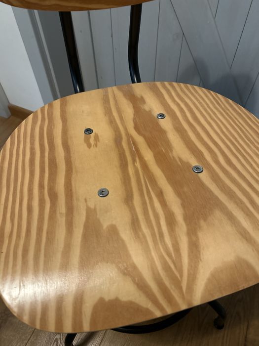 Ikea krzeslo obrotowe Kullaberg drewniane.