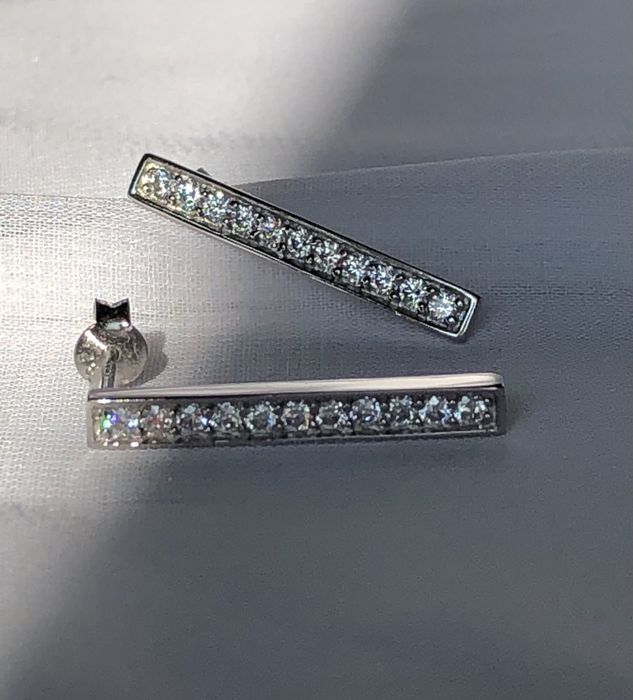 Знижка! Срібні сережки Sif Jacobs, цирконій