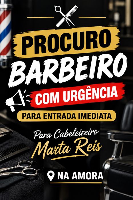 Babrbeiro no cabeleireiro marta reis