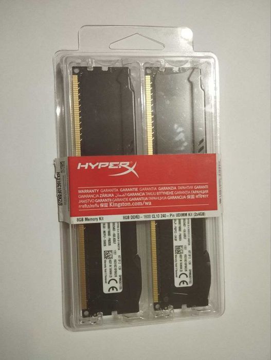 Ігрова оперативна пам'ять DDR3 8Гб (HX316C10FBK2/8)
