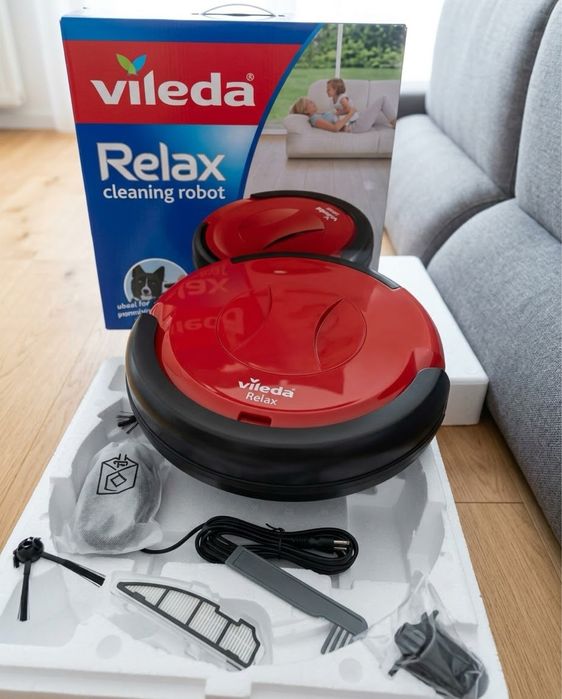 Robot Aspirador Vileda Relax (Com caixa e acessórios)