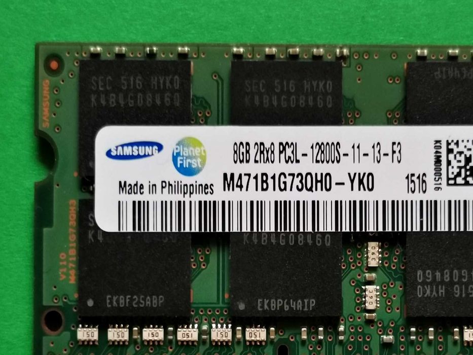 DDR3 8GB Samsung 12800 L