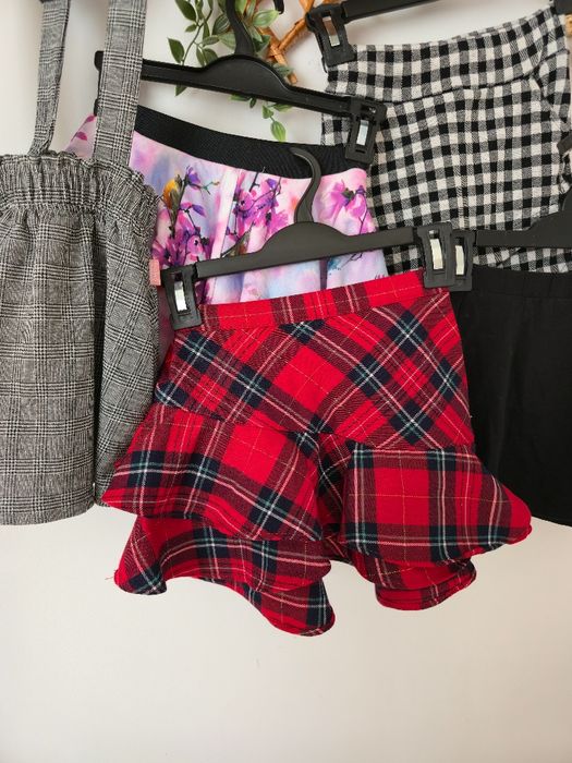 Zestaw 7 szt sukienka spódnica spódnico spodnie dla dziewczynki 104 11