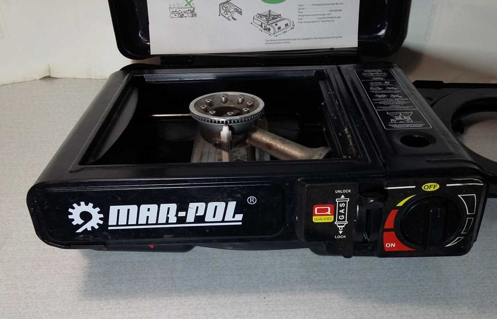 Портативная газовая плитка (под баллончики).