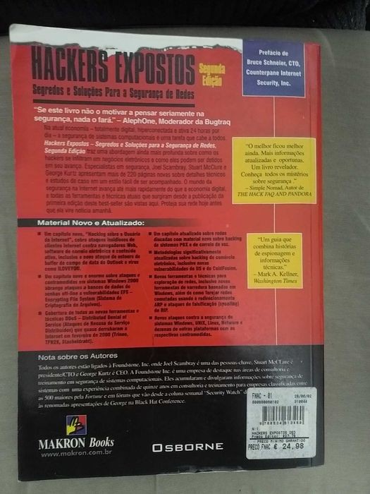 Livro Hackers Expostos – 2a Edicao