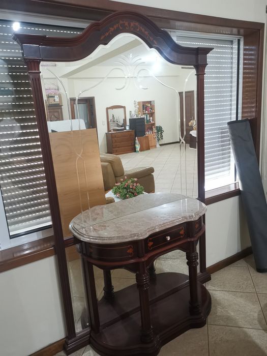 Móvel entrada com espelho
