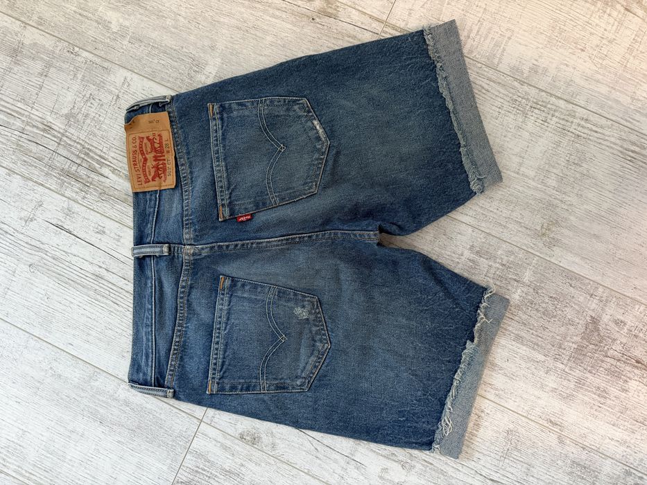 Kultowe 501 c levis levi’s meskie spodenki jeansowe szorty S W28