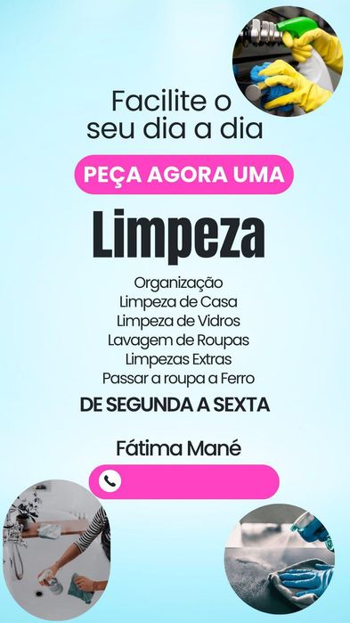Limpezas em todas