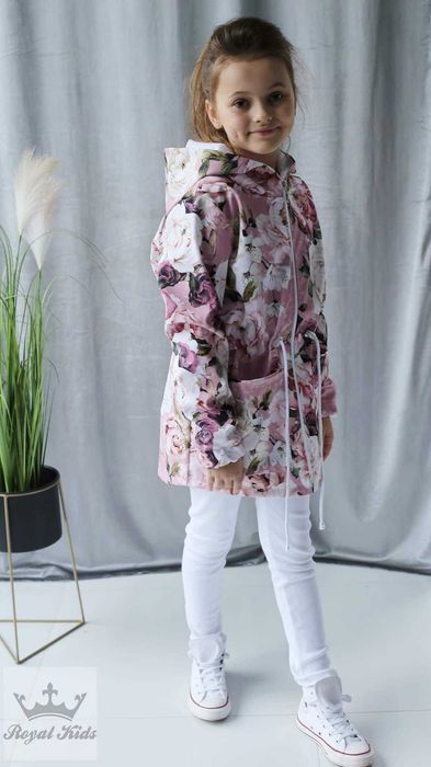 parka ROYAL FLOWERS  softshell jesien wiosna wyprzedaż
