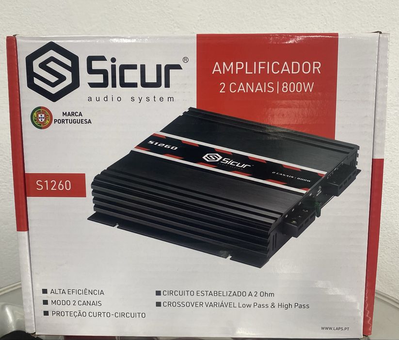 Amplificador Sicur 800w