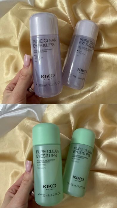 Міцелярна вода pure clean eyes & lips kiko milano кіко мілано