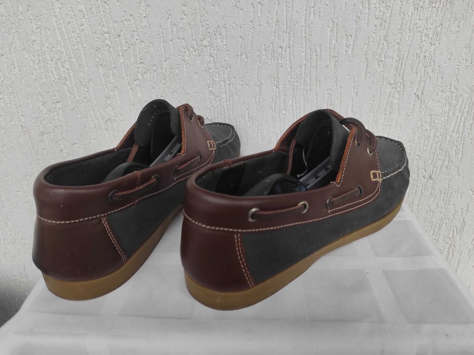 Туфли,топсайдери кожанние Hand made р.44