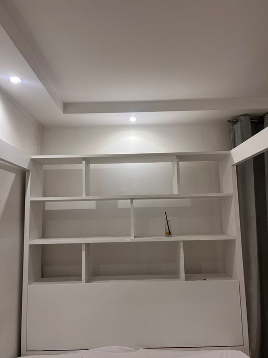 Łóżko z baldachimem i materacem Vox