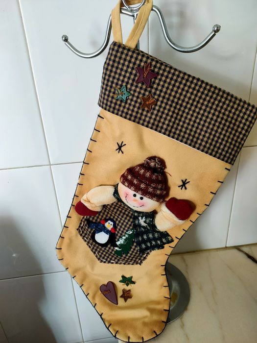 Bota Nova em tecido de algodão artigo artesanal