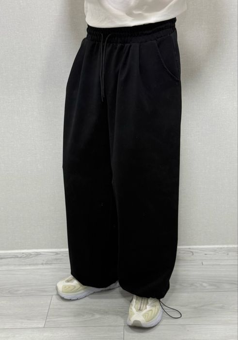 Спортивні штани широкі чорні baggy sweatpants широкие спортивки бегги