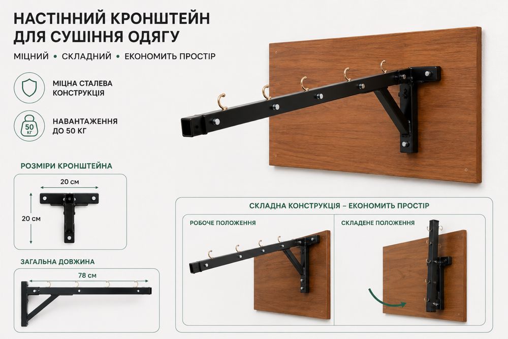 Складна сушка- сушарка  для одягу , білизни, белья на балкон