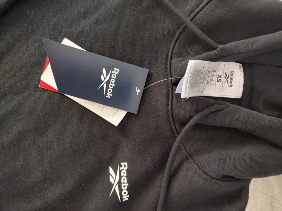 Bluza reebok czarna damska