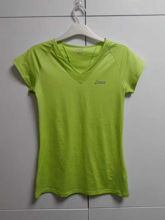 Koszulka sportowa Asics L nowa odblask żółta