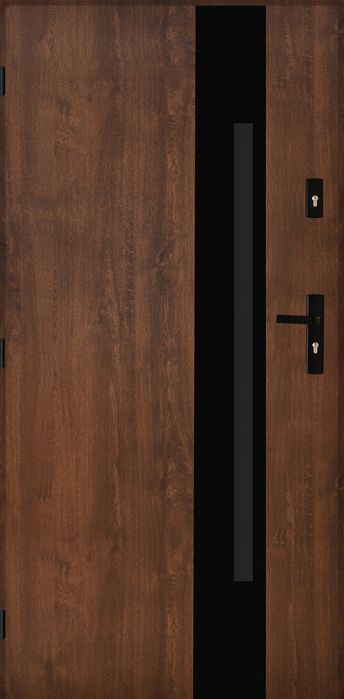 Drzwi KACPRZAK 90x200 Drzwi Zewnętrzne MARS 01 Orzech Drzwi Lider OLX