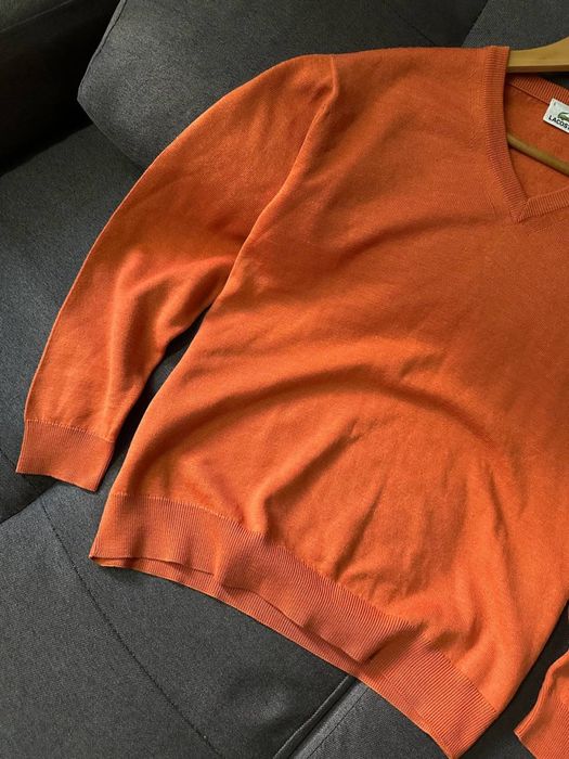 Винтажный шерсятной свитер Lacoste