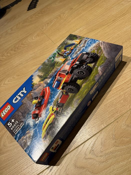 Lego City 60412 straż terenowa z motorówka