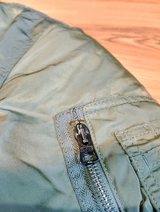 Oliwkowa Dwustronna Męska Kurtka Bomber Bomberka Alpha Industries MA-1
