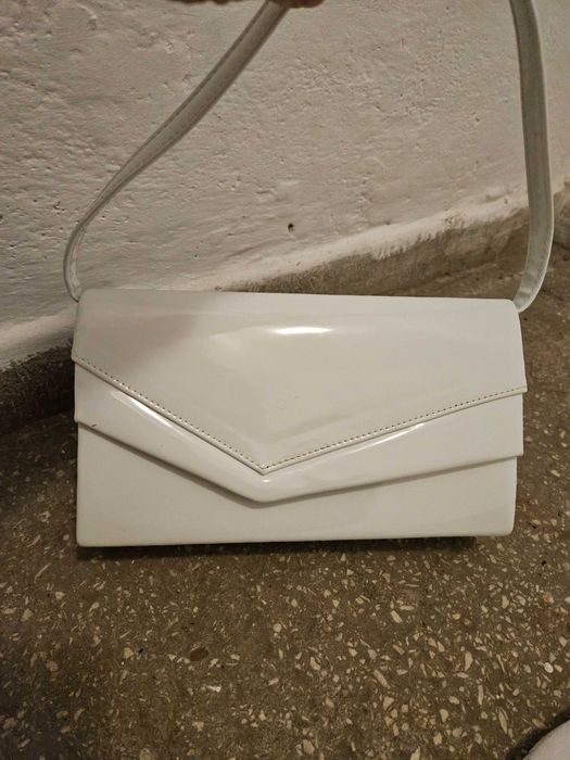 Torebka i buty biale