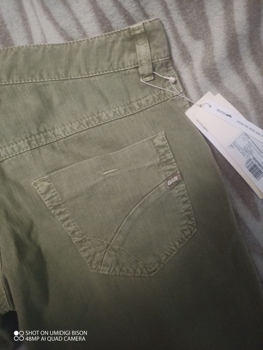 Джинси фірми Gas Італія. Зелені