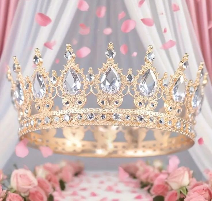 Корона на торт, прикраса для волосся