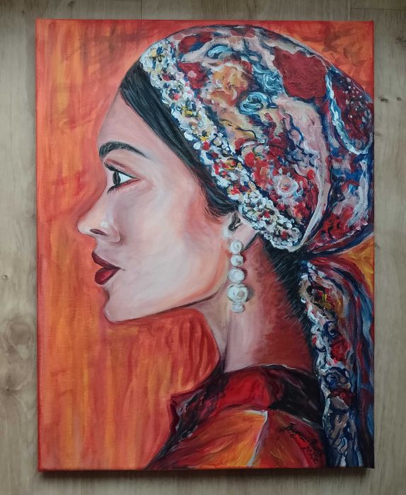 Obraz na płótnie - portret kobiety.