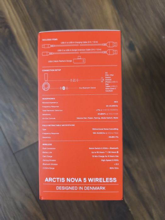 Słuchawki Steelseries Arctis Nova 5 Wireless