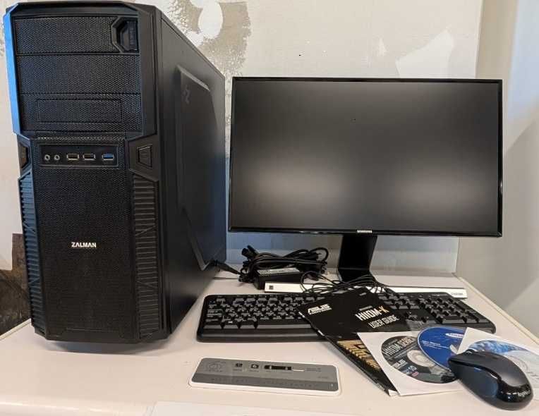 Домашній ПК + монітор 24" / i5 / GTX 970 / 16GB RAM / SSD + HDD 2TB