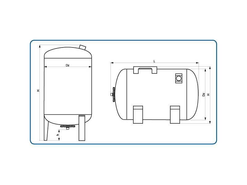 Zbiornik hydroforowy przeponowy 150l pionowy Wimest