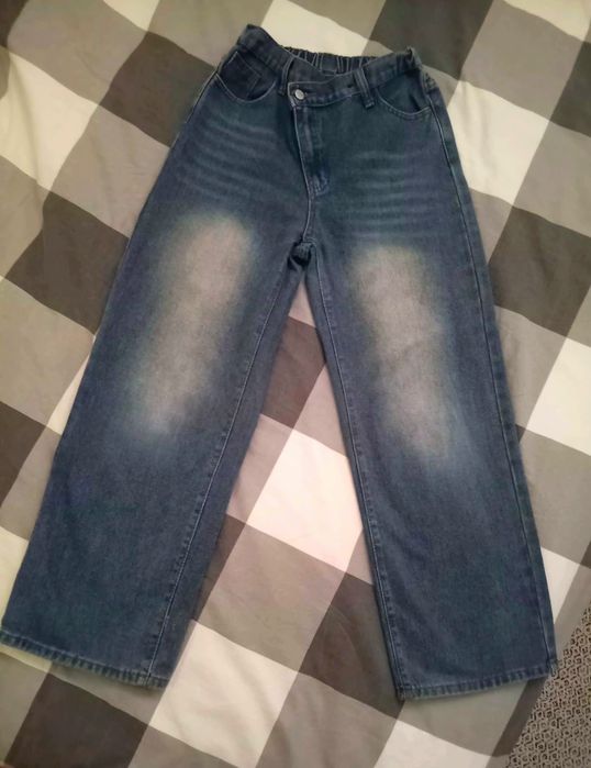 Jeansy dziewczęce wide leg Shein rozm. 12Y
